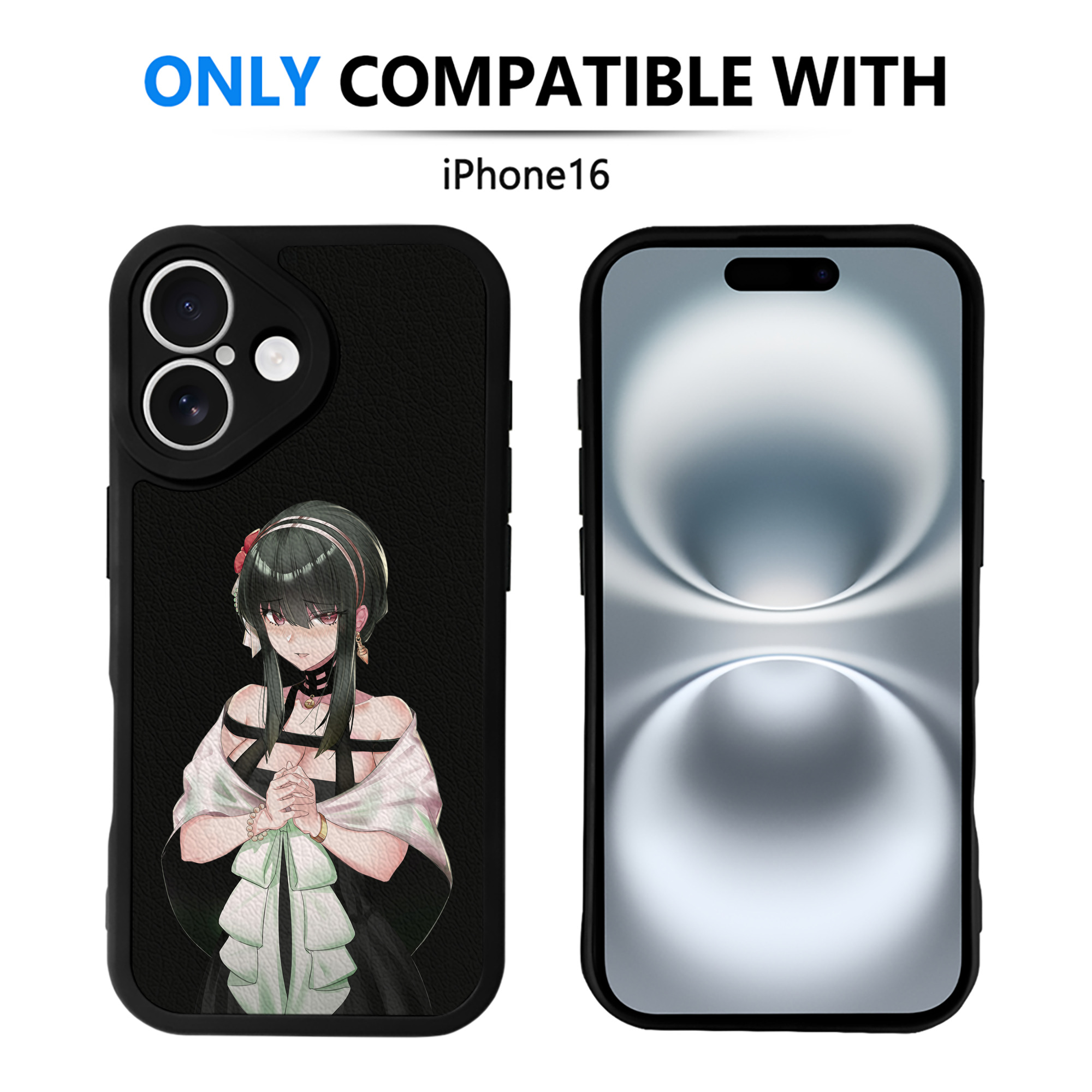 （画像用） SPY×FAMILY间谍家家酒 【iPhone 16シリーズ対応】シリコンスマホケース（レザー調） 材質：シリコン